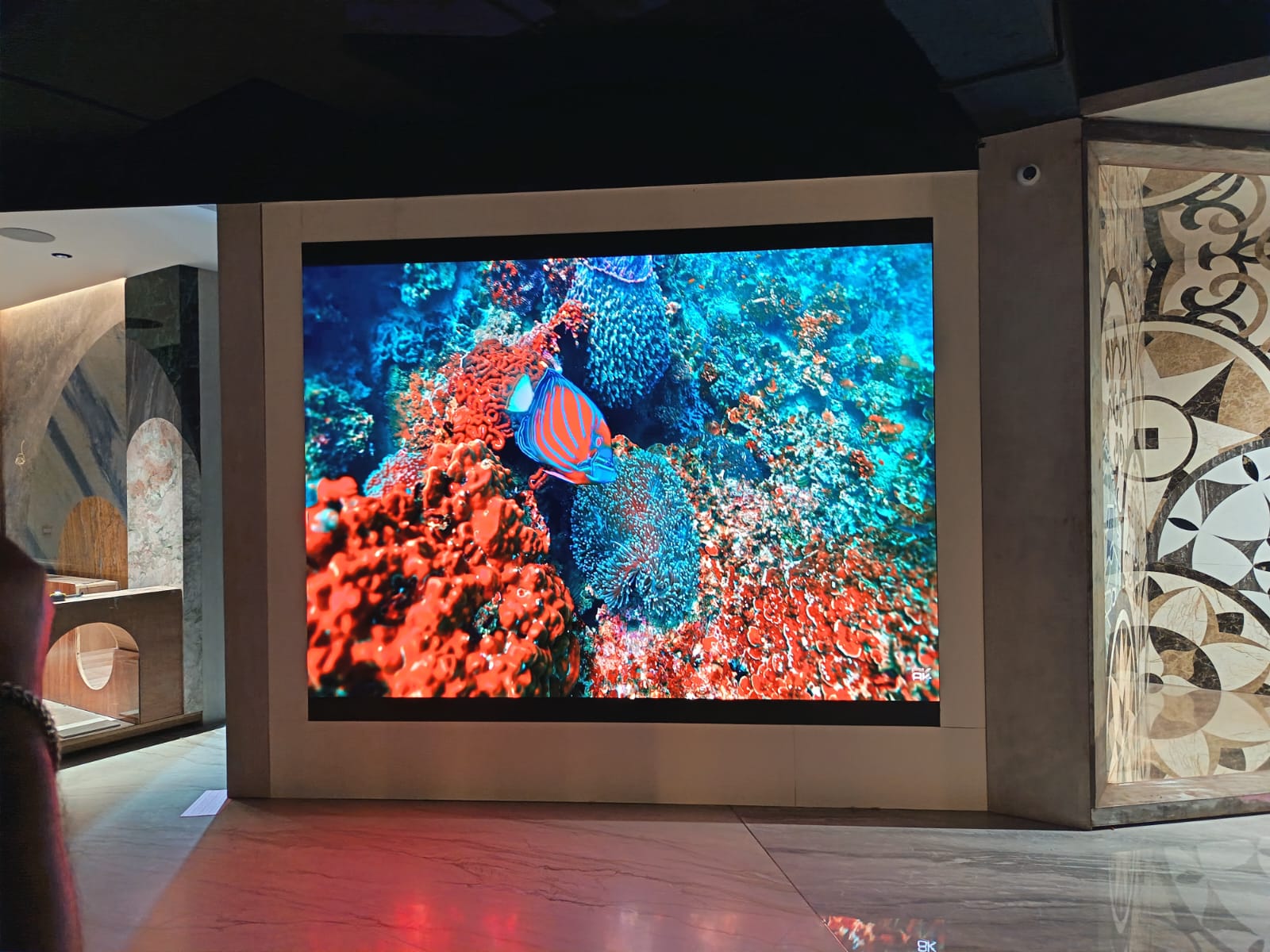Gani Marble (COB) — Experience Center display